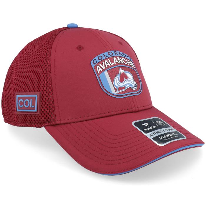 ファナティクス Fanatics 【 Colorado Avalanche Authentic Pro Draft D. Garnet/A. Blue Trucker Men Red 】 コロラド アバランチ オーセンティック 労働者階級 青味 青み トラッカー メンズ Red 赤・赤いこと