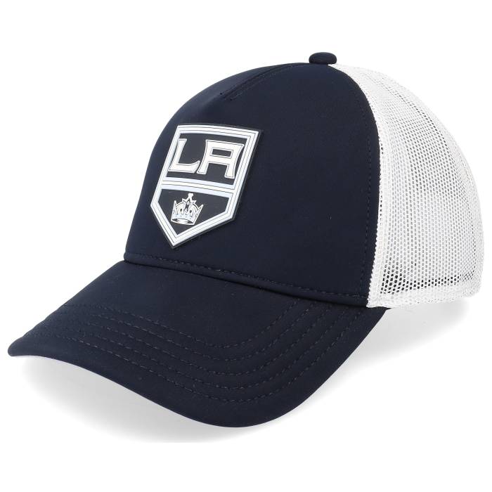 アメリカンニードル American Needle 【 Los Angeles Kings Riptide Valin Black Trucker Men Black 】 Kings キングス 黒色 ブラック トラッカー メンズ 黒色 ブラック｜スニケス