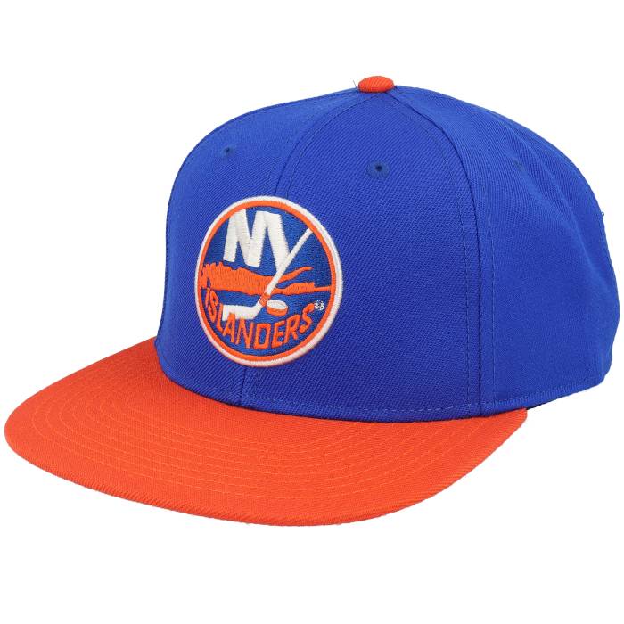 アメリカンニードル American Needle 【 New York Islanders Archive 400 Blue/Orange Snapback Men Blue 】 アイランダース Snapback スナップバック バッグ メンズ 青色 ブルー