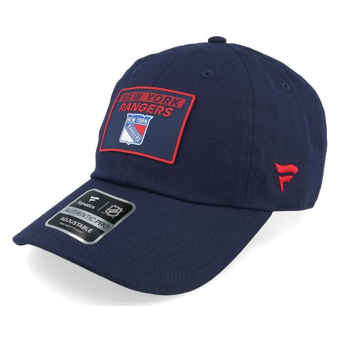 ファナティクス Fanatics 【 New York Rangers Authentic Pro Rink Prime A. Navy Dad Cap Men 】 レンジャース オーセンティック 労働者階級 紺色 米国海軍 旗がしら かぶり笠 メンズ