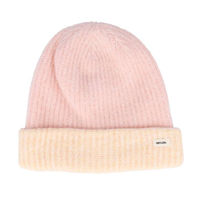 【★百貨店SALE★6/11十二時2時迄】下唇長い巻き毛 Rip Curl 【 2 Tone Reg Revo Beanie Light Orange Cuff Women Pink 】 旗がしら かぶり笠 orange 橙・オレンジ色 レディース pink サクラ色