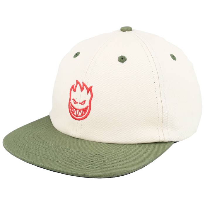 スピットファイア Spitfire 【 Lil Bighead Natural/Olive/Red Strapback Men Beige 】 メンズ ベージュ｜スニケス