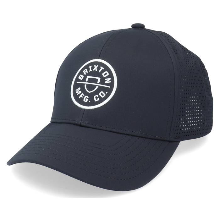 ブリクストン Brixton 【 Crest X Medium Profile Black Trucker Men Black 】 黒色 ブラック トラッカー メンズ 黒色 ブラック