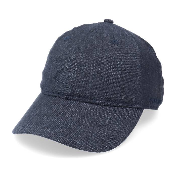 ステットソン Stetson 【 Baseball Linen Navy Dad Cap Men Blue 】 ベースボール 紺色 ネイビー キャップ 帽子 メンズ 青色 ブルー