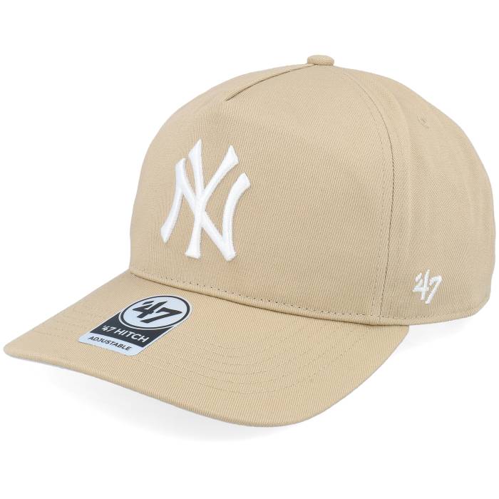 フォーティーセブンブランド 47 Brand 【 New York Yankees Mlb Hitch Cap Khaki A-Frame Adjustable Men Beige 】 ヤンキース キャップ 帽子 カーキ メンズ ベージュ｜スニケス
