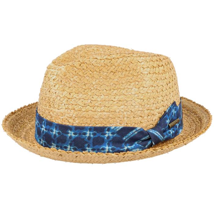 ステットソン Stetson 【 Player Wheat Brown Straw Hat Men Beige 】 ウィート 赤銅色 赤銅色 メンズ ベージュ