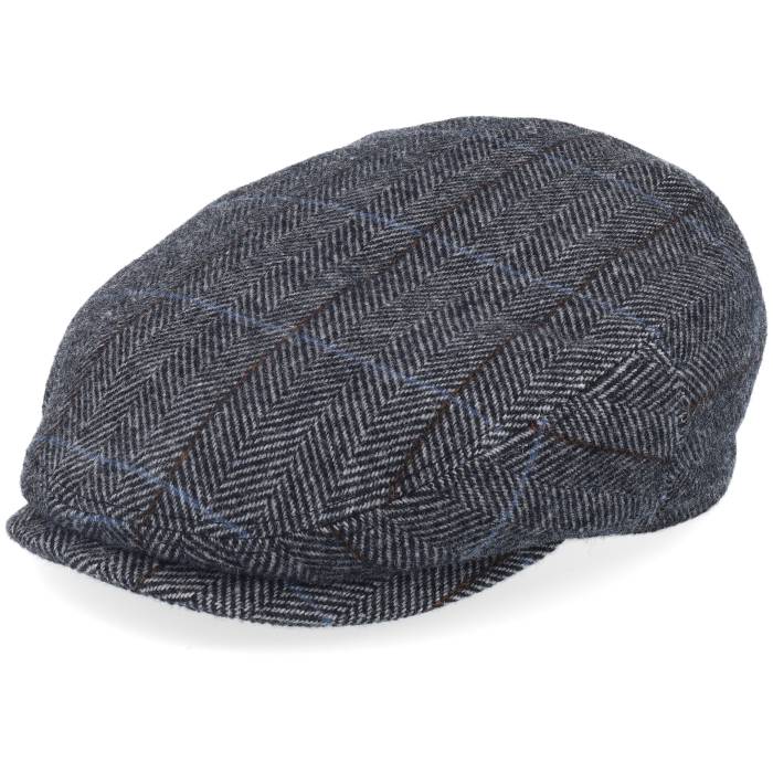ステットソン Stetson 【 Kent Wool Charcoal Flatcap Men Grey 】 チャコール メンズ 灰色 グレー