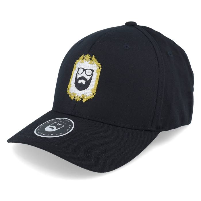 Bearded Man 【 Classic Gold Frame Black Flexfit Men Black 】 クラシック ゴールド 黒色 ブラック メンズ 黒色 ブラック|スニケス