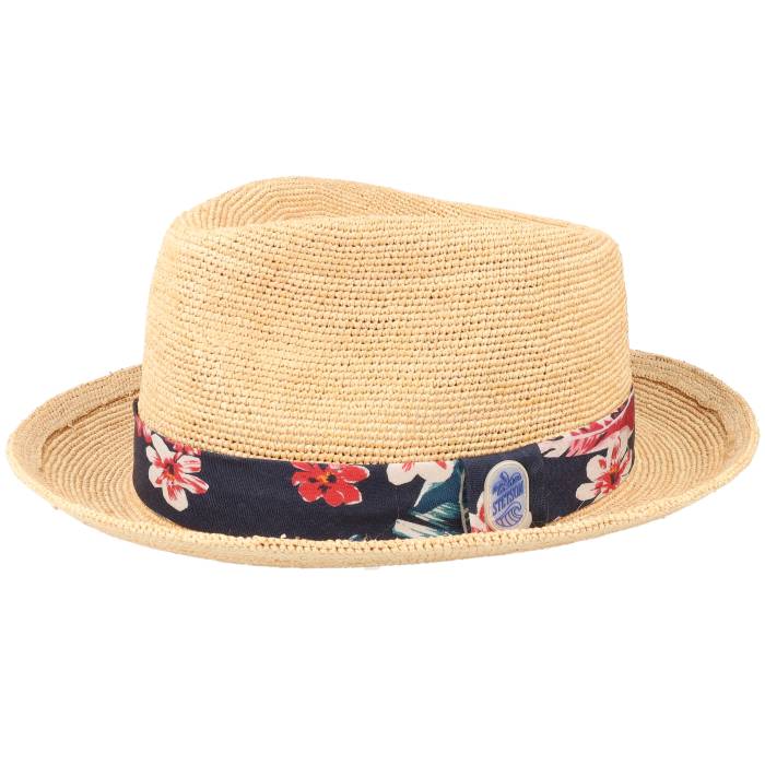 ステットソン Stetson 【 Player Crochet Straw Hat Men Beige 】 メンズ ベージュ