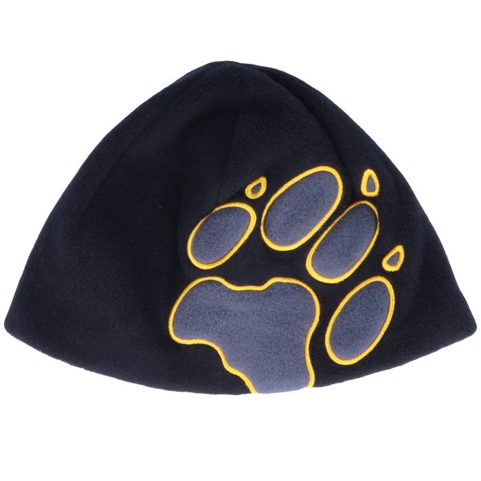 ジャックウルフスキン Jack Wolfskin 【 Kids Front Paw Black Beanie Kids Black 】 黒いこと 黒いこと 旗がしら かぶり笠 お坊っちゃん キッズ 黒いこと 黒いこと
