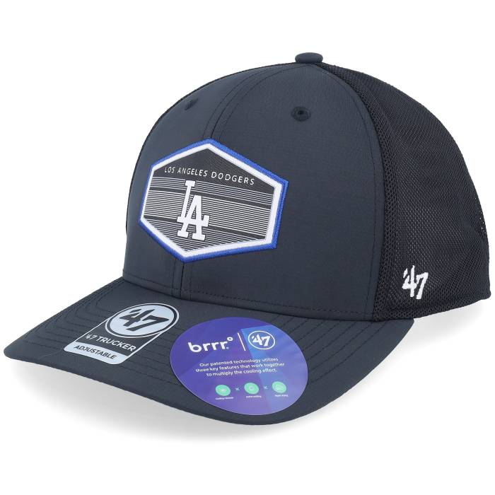 フォーティーセブンブランド 47 Brand 【 Los Angeles Dodgers Mlb Burgess Black Trucker Men Black 】 ドジャース 黒色 ブラック トラッカー メンズ 黒色 ブラック|スニケス