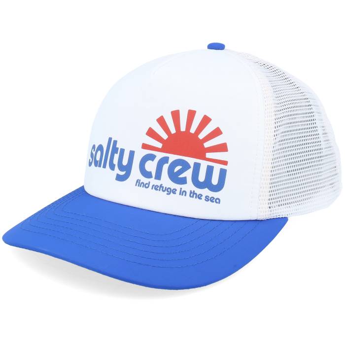 ソルティークルー Salty Crew 【 Fun In The Sun Off White/Bold Blue A-Frame Trucker Men White 】 青色 ブルー トラッカー メンズ 白色 ホワイト