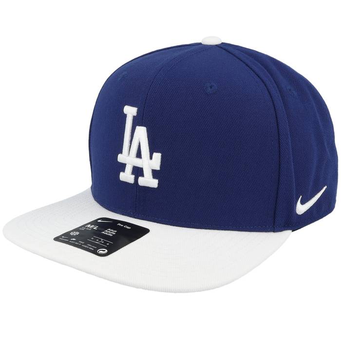 Nike Mlb 【 Los Angeles Dodgers Dri-Fit Pro Square Bill Blue/White Snapback Men Blue 】 ドジャース 素っ気ない相応う 労働者階級 Snapback スナップバック 御徒面子 メンズ 青味 青み