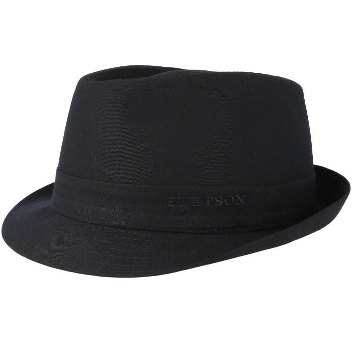 ステットソン Stetson 【 Cotton Black Trilby Men Black 】 黒色 ブラック メンズ 黒色 ブラック 27,975円