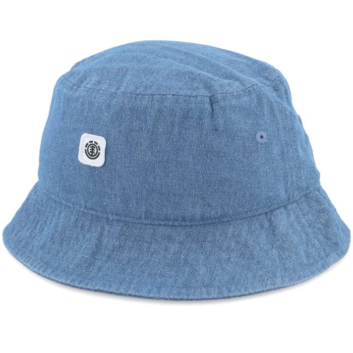 化学元素 Element 【 Eager Hat Bleached Bucket Men Blue 】 メンズ 青味 青み