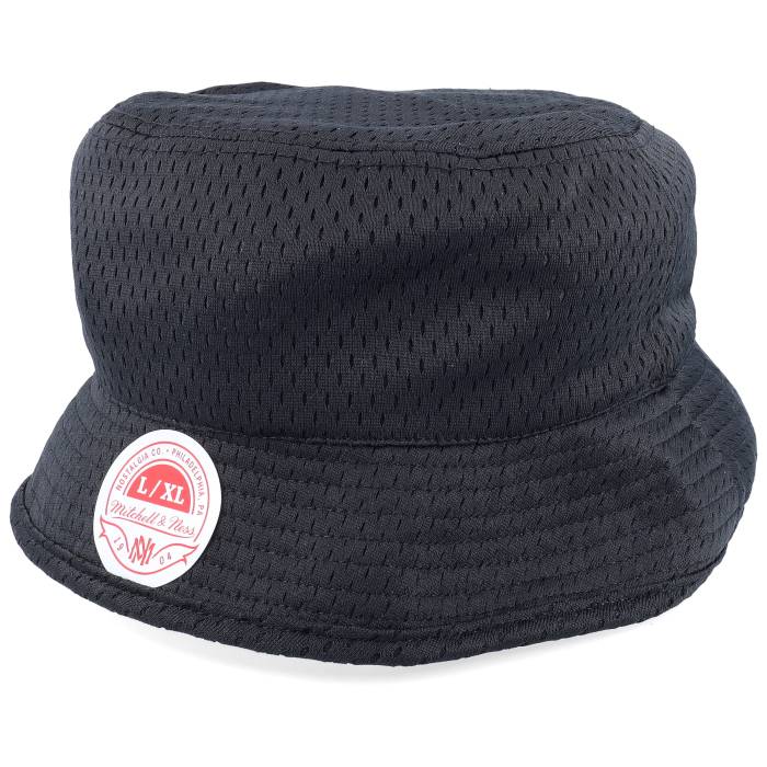 ミッチェル&ネス Mitchell & Ness 【 Essential Reversible Black/White Bucket Men Black / White 】 リバーシブル メンズ 黒色 ブラック 白色 ホワイト