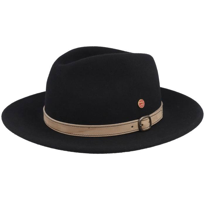 Mayser 【 Gedeon Wool Black Fedora Men Black 】 黒色 ブラック メンズ 黒色 ブラック|スニケス