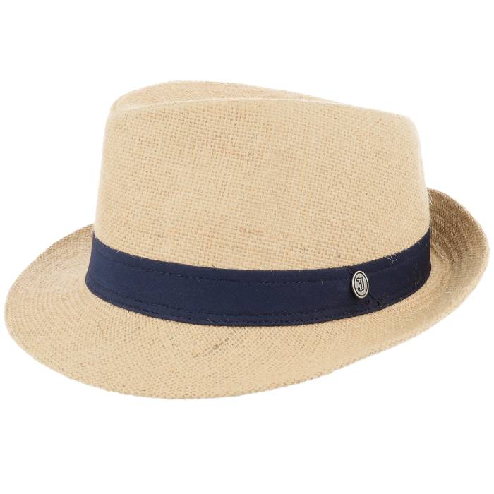 Jaxon \u0026 James 【 Jute Tan Trilby Men Beige 】 メンズ ベージュ