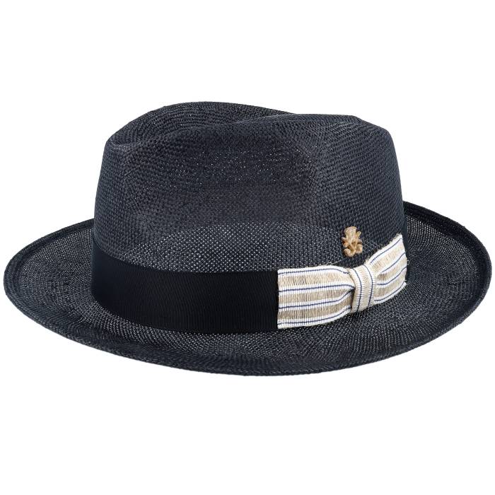 【★百貨店SALE★6/11十二時2時迄】Mayser 【 Pablito Sisol Black Straw Hat Men Black 】 黒いこと 黒いこと メンズ 黒いこと 黒いこと