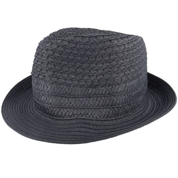Seeberger 【 Paperbraid Mix Black Trilby Women Black 】 黒いこと 黒いこと レディース 黒いこと 黒いこと