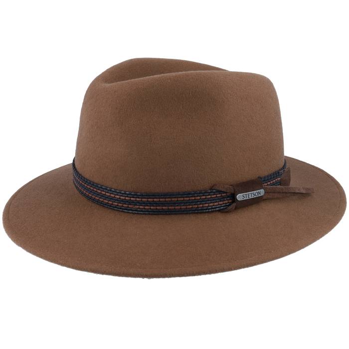 ステットソン Stetson 【 Woolfelt Camel Traveller Men Brown 】 camel キャメル メンズ 茶色 ブラウン|スニケス