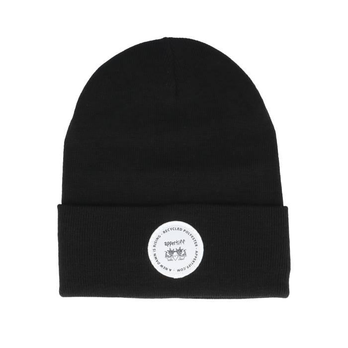 Appertiff 【 Hippie Script Cap Black Cuff Men Black 】 スクリプト キャップ 帽子 黒色 ブラック メンズ 黒色 ブラック