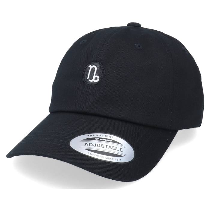 Astrology 【 Capricorn Sodiac Sign Black Dad Cap Men Black 】 黒色 ブラック キャップ 帽子 メンズ 黒色 ブラック