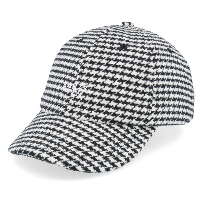 Barts 【 Amandah Cap Black Dad Cap Men White / Black 】 キャップ 帽子 黒色 ブラック メンズ 白色 ホワイト 黒色 ブラック｜スニケス