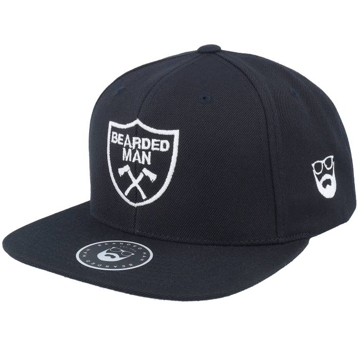 Bearded Man 【 Axe Crest Black Snapback Men Black 】 黒色 ブラック Snapback スナップバック バッグ メンズ 黒色 ブラック|スニケス