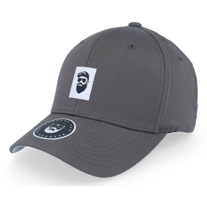 Bearded Man 【 Cap Man Woven Dark Grey Flexfit Men Grey 】 キャップ 帽子 Woven ウーブン 灰色 グレー メンズ 灰色 グレー｜スニケス