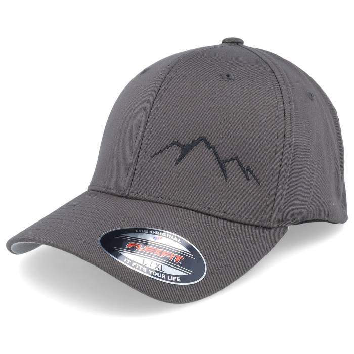 Wild Spirit 【 Small Mountain Black/Dark Grey Flexfit Men Grey 】 灰色 グレー メンズ 灰色 グレー