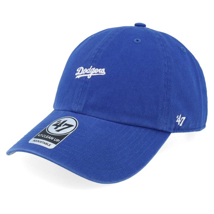 フォーティーセブンブランド 47 Brand 【 Los Angeles Dodgers Base Runner Script Clean Up Royal Dad Cap Men Blue 】 ドジャース スクリプト キャップ 帽子 メンズ 青色 ブルー|スニケス