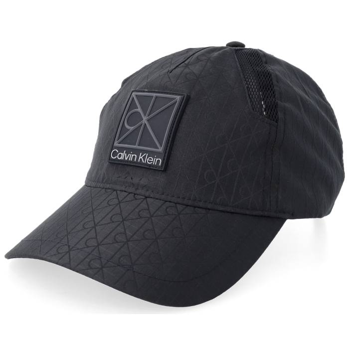 カルバンクライン Calvin Klein 【 Utility Tech Nylon Cap Black Dad Cap Men Black 】 テック ナイロン 旗がしら かぶり笠 黒いこと 黒いこと メンズ 黒いこと 黒いこと