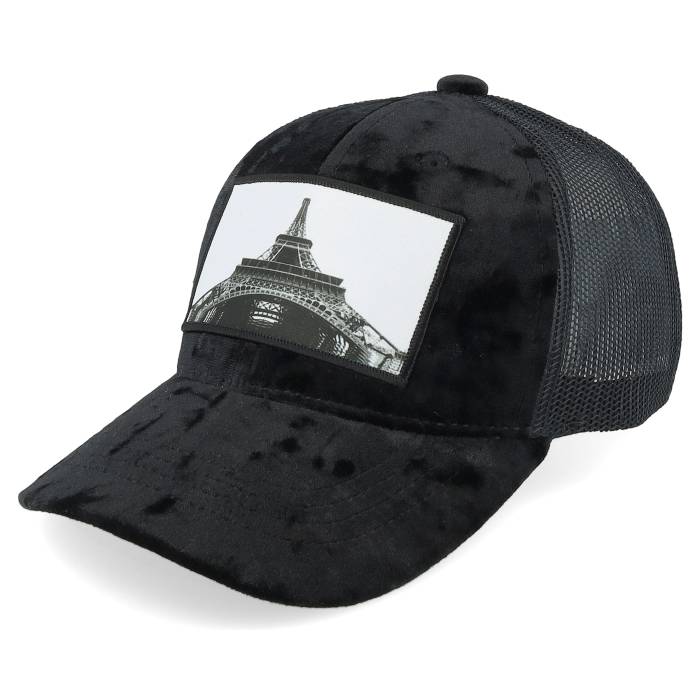 Calza Pennello 【 Kids Eiffel Tower Velvet Black Trucker Kids Black 】 黒色 ブラック トラッカー ジュニア キッズ 黒色 ブラック