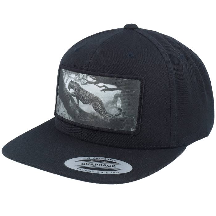 Calza Pennello 【 Leopard Big Patch Black Snapback Men Black 】 ヒョウ柄 レオパード 黒色 ブラック Snapback スナップバック バッグ メンズ 黒色 ブラック