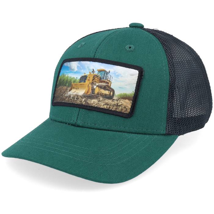 Kiddo Cap 【 Kids Bulldozer Patch Green/Black Trucker Kids Green 】 トラッカー ジュニア キッズ green 緑・グリーン｜スニケス