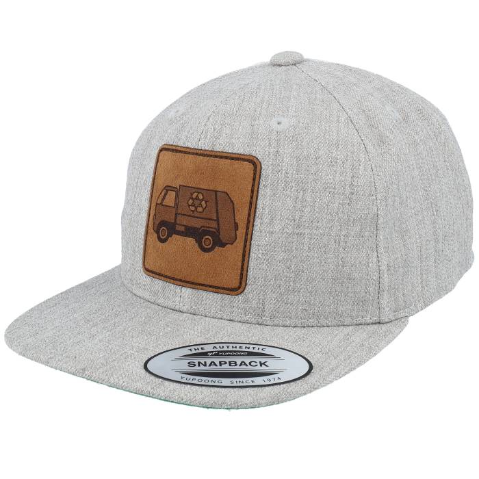 Kiddo Cap 【 Kids Garbage Truck Engraved Patch Heather Grey Kids Grey 】 heather ヘザー 灰色 グレー ジュニア キッズ 灰色 グレー|スニケス