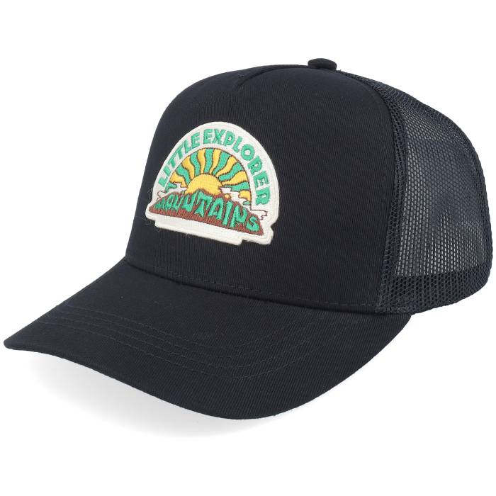 Kiddo Cap 【 Kids Little Explorer Mountain Patch Black Trucker Kids Black 】 黒色 ブラック トラッカー ジュニア キッズ 黒色 ブラック 14,688円