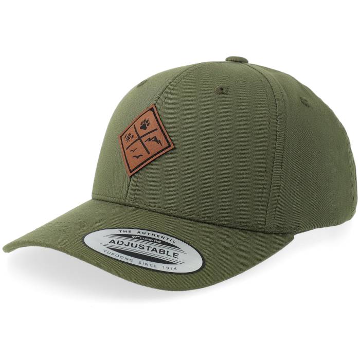 Kiddo Cap 【 Kids Nature & Animal Icons Engraved Olive Adjustable Kids Green 】 olive オリーブ ジュニア キッズ green 緑・グリーン|スニケス