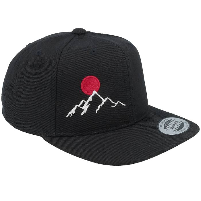 Kiddo Cap 【 Kids Sun & Mountain Black Snapback Kids Black 】 黒色 ブラック Snapback スナップバック バッグ ジュニア キッズ 黒色 ブラック｜スニケス