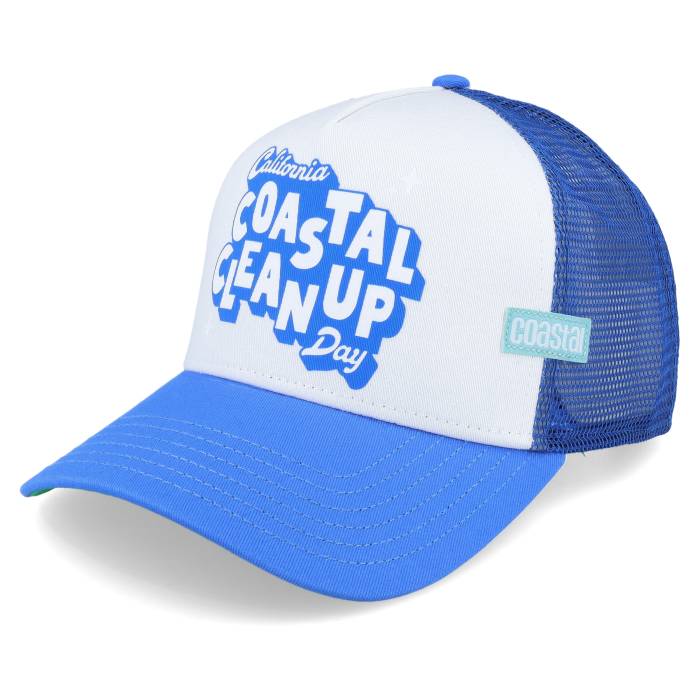 Coastal 【 Cleanupday White/Blue Trucker Men Blue / White 】 トラッカー メンズ 青色 ブルー 白色 ホワイト|スニケス