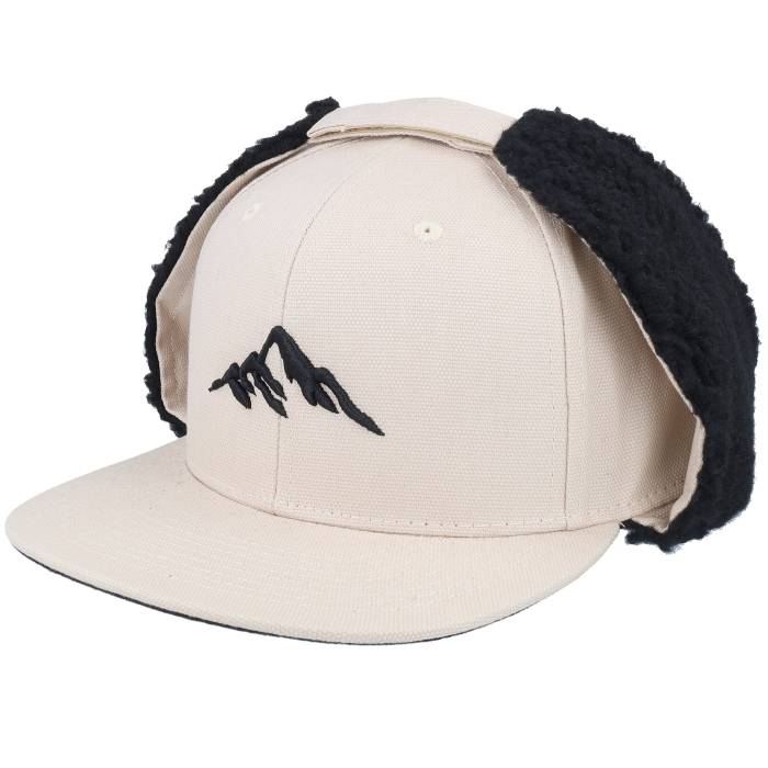 Wild Spirit 【 Mountain 3D Canvas Flatbrim Beige/Black Earflap Men Beige 】 メンズ ベージュ｜スニケス 15,680円