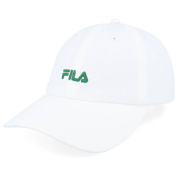 フィラ Fila 【 Faridokt With Small Logo Antique White Dad Cap Men White 】 ロゴ 白色 ホワイト キャップ 帽子 メンズ 白色 ホワイト