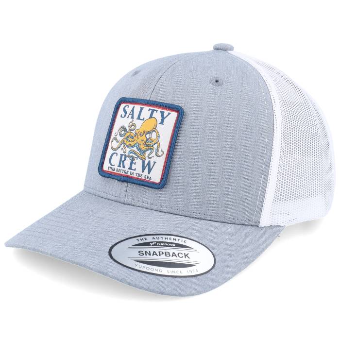 ソルティークルー Salty Crew 【 Ink Slinger Retro Heather Grey/White Trucker Men Grey 】 レトロ heather ヘザー トラッカー メンズ 灰色 グレー|スニケス