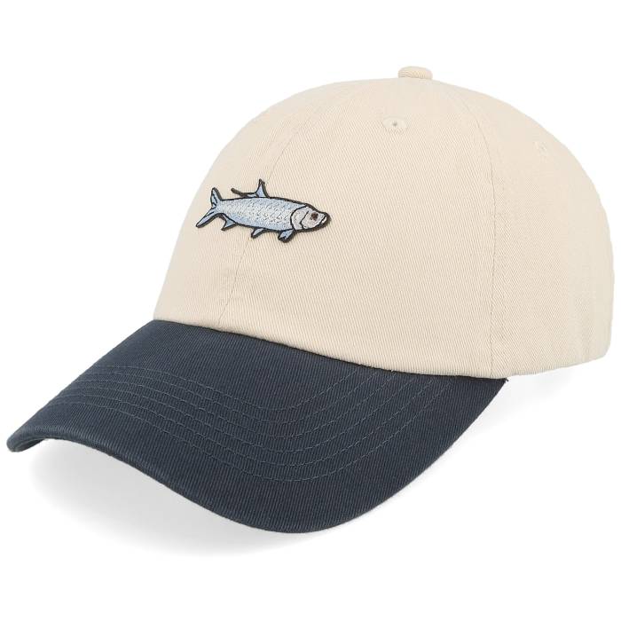 Skillfish 【 Tiny Tarpon Stone Washed Stone/Navy Dad Cap Men Beige 】 キャップ 帽子 メンズ ベージュ|スニケス