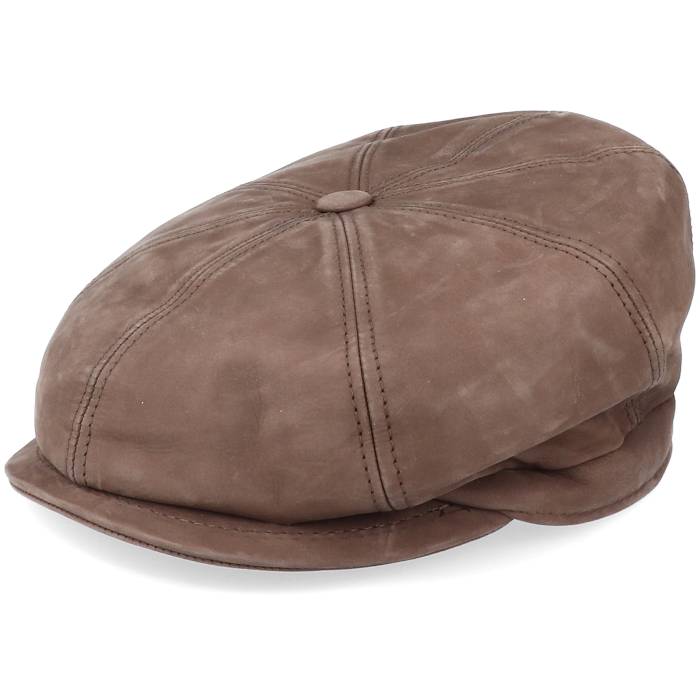 【★百貨店SALE★6/11真夜中2時迄】Mjm Hats 【 Artist Blue Line Nappa Wax Dk. Brown Flat Cap Men Brown 】 青碧 青碧 赤銅色 赤銅色 旗がしら 鳥打ち帽 メンズ 赤銅色 赤銅色