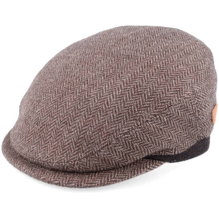 【★百貨店SALE★6/11真夜中2時迄】Mjm Hats 【 Jordan Eco Merino Wool Brown Flat Cap Men Brown 】 赤銅色 赤銅色 旗がしら 鳥打ち帽 メンズ 赤銅色 赤銅色