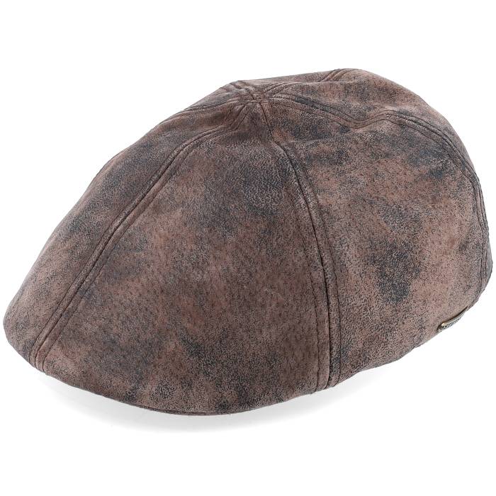 ステットソン Stetson 【 Texas Pig Skin Brown Flat Cap Men Brown 】 テキサス 茶色 ブラウン キャップ 帽子 メンズ 茶色 ブラウン