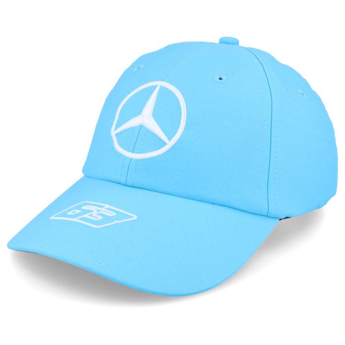 Formula One 【 Mercedes Amg F1 23 Russel Blue Dad Cap Men Blue 】 メルセデス 青味 青み 旗がしら かぶり笠 メンズ 青味 青み