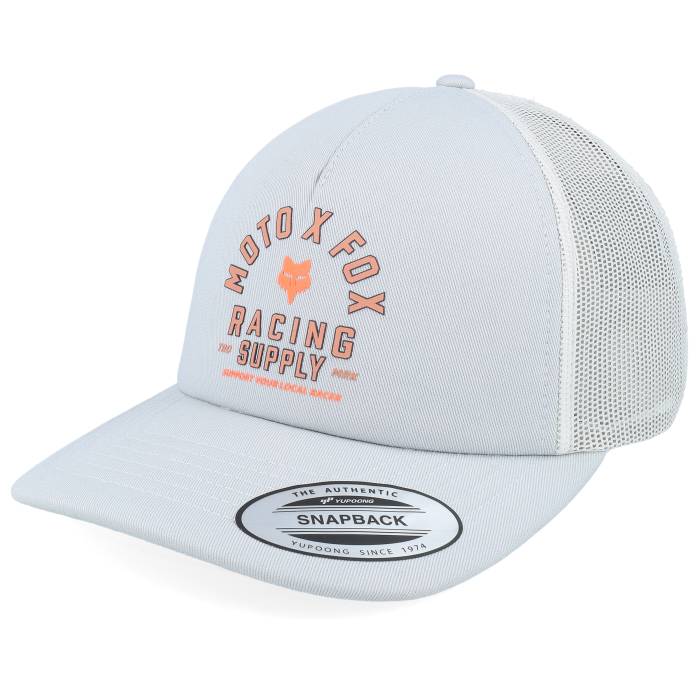 稲荷 Fox 【 Womens Local Racer Light Grey Trucker Women Grey 】 レディース 薄墨色 薄墨色 トラッカー レディース 薄墨色 薄墨色